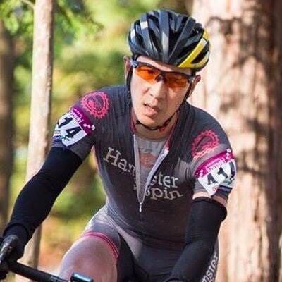 自転車競技に取り組む福田昌弘さん